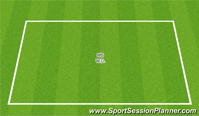 Football/Soccer Session Plan Drill (Colour): W.U. MS