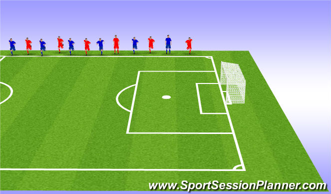 Football/Soccer Session Plan Drill (Colour): Cool Down (5 min)