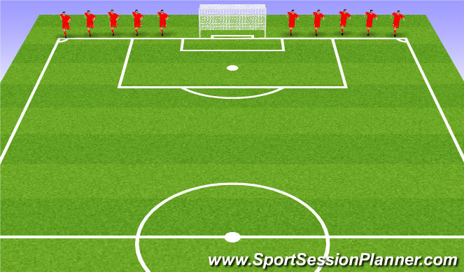Football/Soccer Session Plan Drill (Colour): Physical