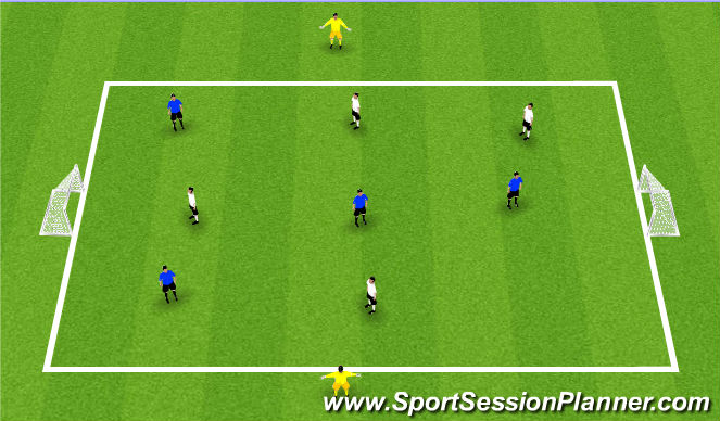 Football/Soccer Session Plan Drill (Colour): Game