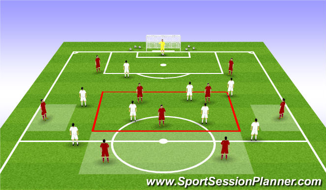 Football/Soccer Session Plan Drill (Colour): Screen 1