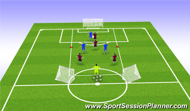 Football/Soccer Session Plan Drill (Colour): Screen 1