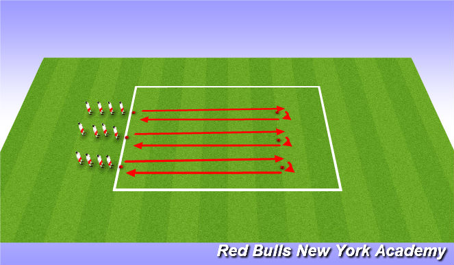 Football/Soccer Session Plan Drill (Colour): Athletic Development