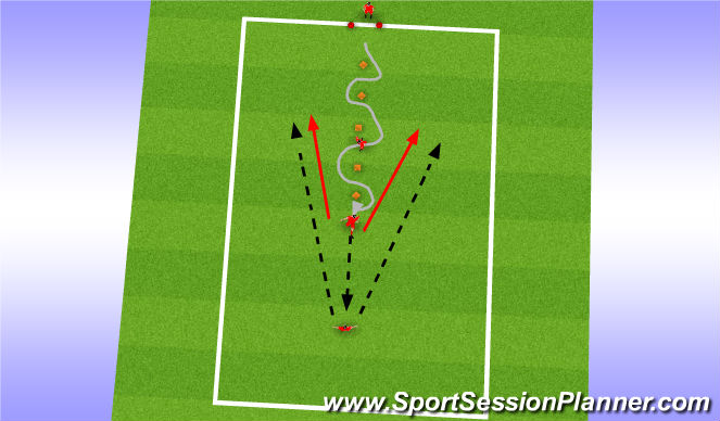 Football/Soccer Session Plan Drill (Colour): Screen 1