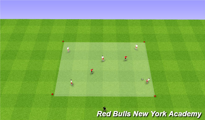 Football/Soccer Session Plan Drill (Colour): Rondo