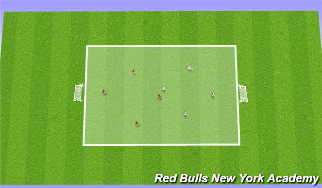 Football/Soccer Session Plan Drill (Colour): Play