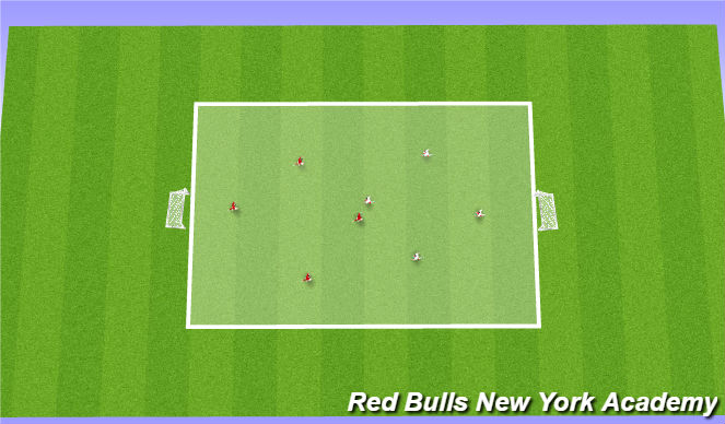 Football/Soccer Session Plan Drill (Colour): Play