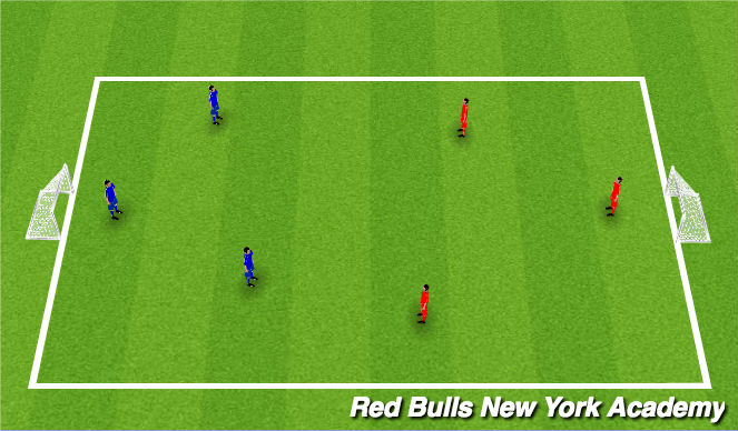 Football/Soccer Session Plan Drill (Colour): Scrimmage