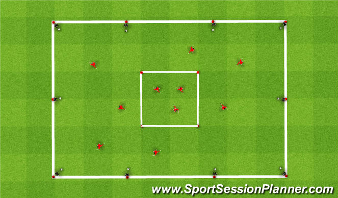 Football/Soccer Session Plan Drill (Colour): Technical Ball Control