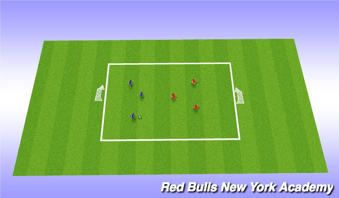 Football/Soccer Session Plan Drill (Colour): Warm up
