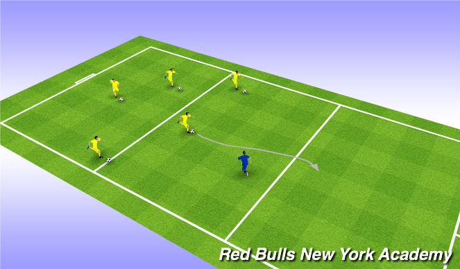 Football/Soccer Session Plan Drill (Colour): Ultimate Dribbler