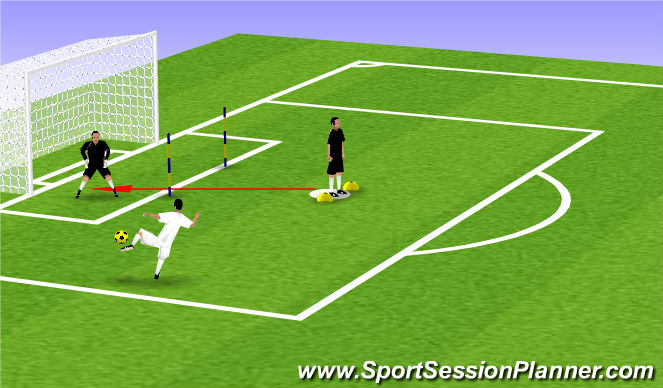 Football/Soccer Session Plan Drill (Colour): Screen 5