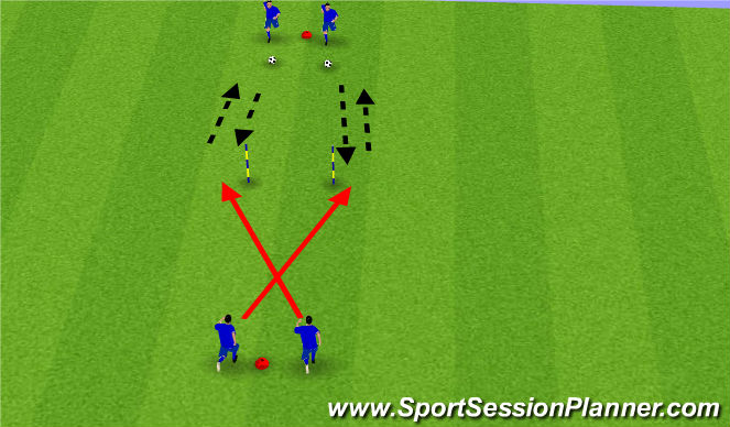 Football/Soccer Session Plan Drill (Colour): Screen 2