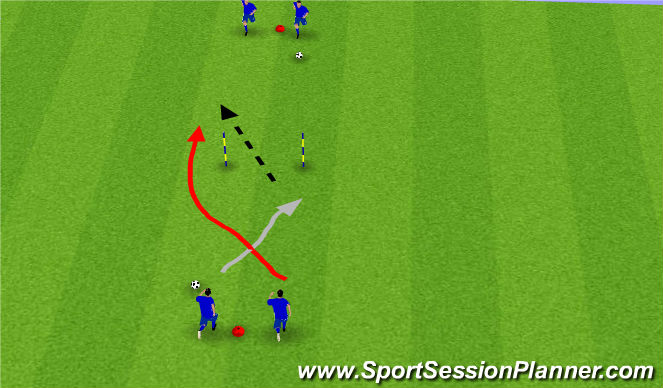 Football/Soccer Session Plan Drill (Colour): Screen 4
