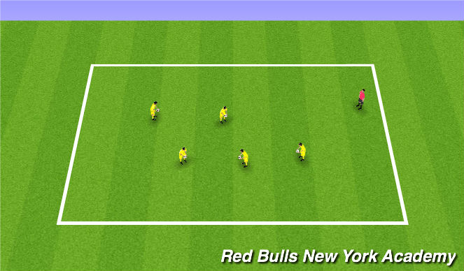 Football/Soccer Session Plan Drill (Colour): Juggling Challenges