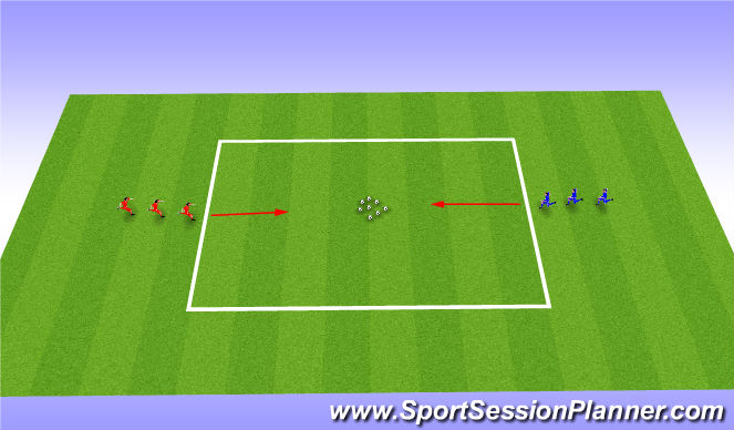 Football/Soccer Session Plan Drill (Colour): Golden Egg