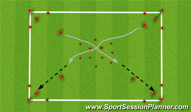 Football/Soccer Session Plan Drill (Colour): Screen 1