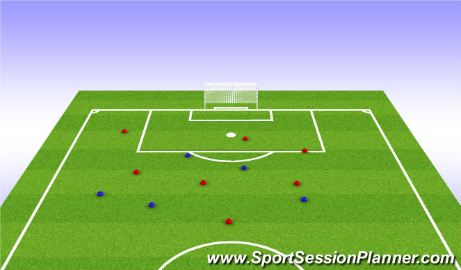 Football/Soccer Session Plan Drill (Colour): Finding Nemo/Finding Dory