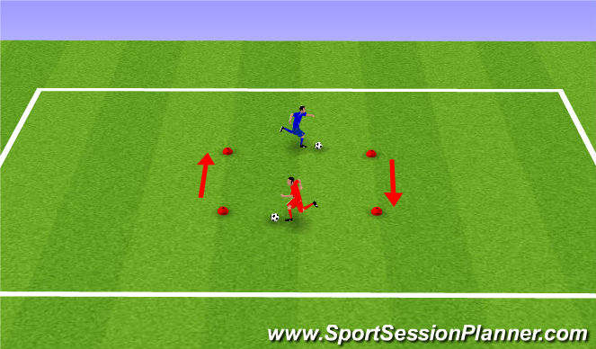 Football/Soccer Session Plan Drill (Colour): Screen 1