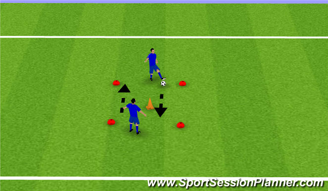 Football/Soccer Session Plan Drill (Colour): Screen 2
