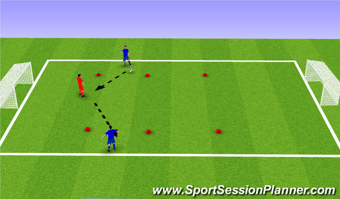 Football/Soccer Session Plan Drill (Colour): Screen 3