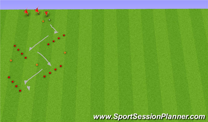 Football/Soccer Session Plan Drill (Colour): Screen 2