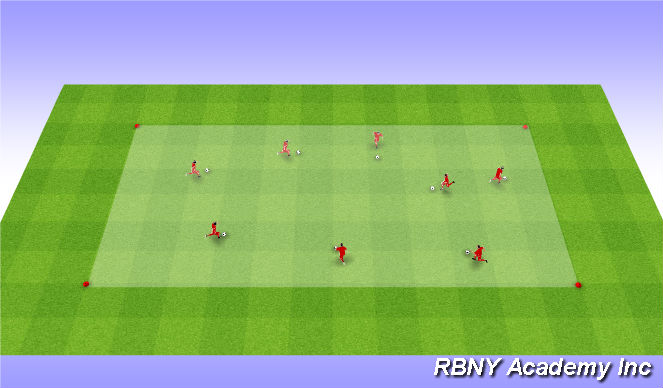 Football/Soccer Session Plan Drill (Colour): Introduction
