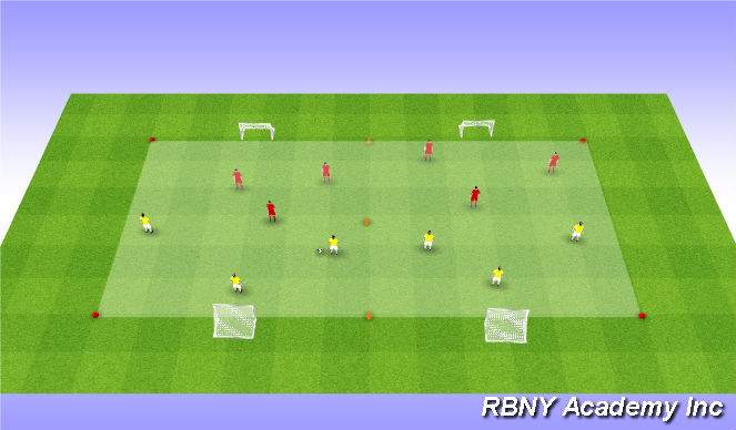 Football/Soccer Session Plan Drill (Colour): Match