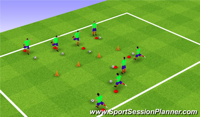 Football/Soccer Session Plan Drill (Colour): Part 2