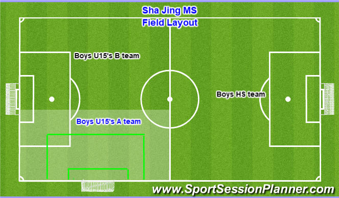 Football/Soccer Session Plan Drill (Colour): Overview