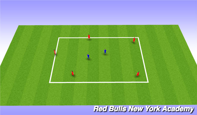 Football/Soccer Session Plan Drill (Colour): Rondo