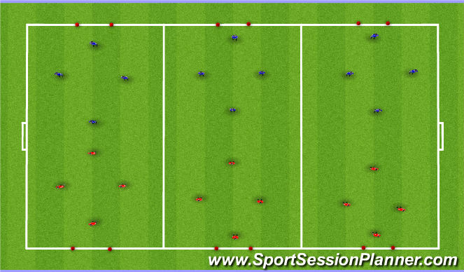 Football/Soccer Session Plan Drill (Colour): Play