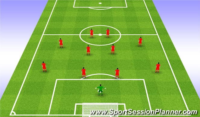 Football/Soccer Session Plan Drill (Colour): Game