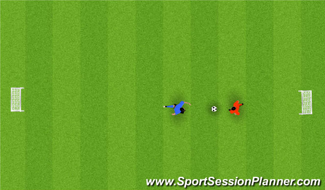 Football/Soccer Session Plan Drill (Colour): STAND UP