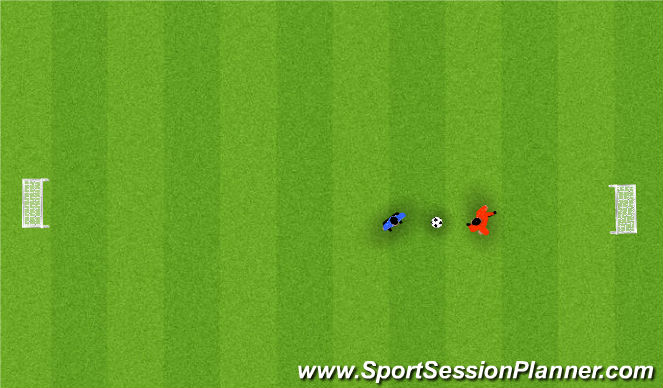 Football/Soccer Session Plan Drill (Colour): SIDEWAYS