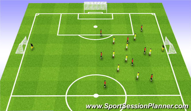 Football/Soccer Session Plan Drill (Colour): Screen 5