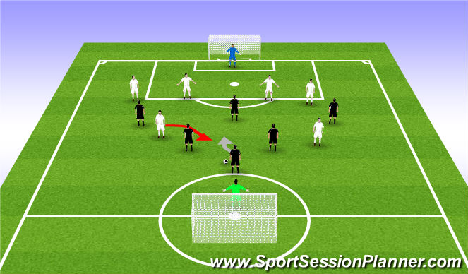 Football/Soccer Session Plan Drill (Colour): MAIN THEME