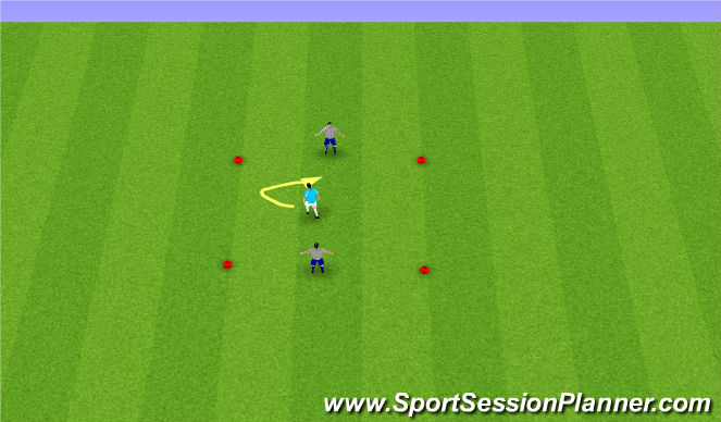 Football/Soccer Session Plan Drill (Colour): Technical Day 2