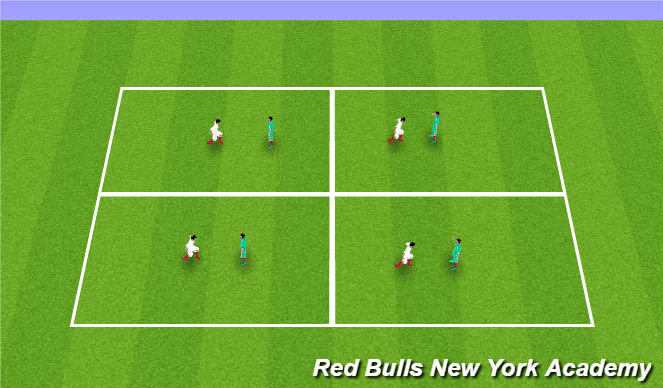Football/Soccer Session Plan Drill (Colour): Main Theme