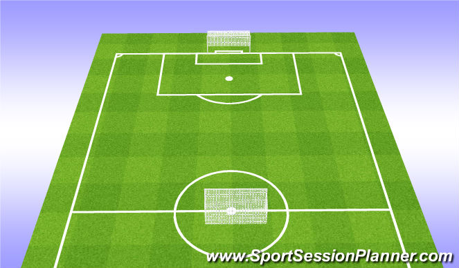 Football/Soccer Session Plan Drill (Colour): SSG
