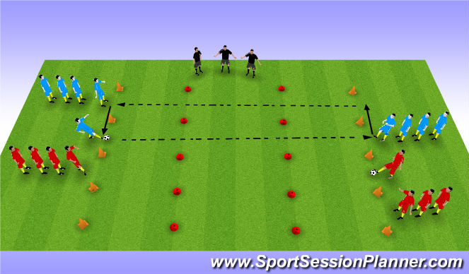 Football/Soccer Session Plan Drill (Colour): Screen 1