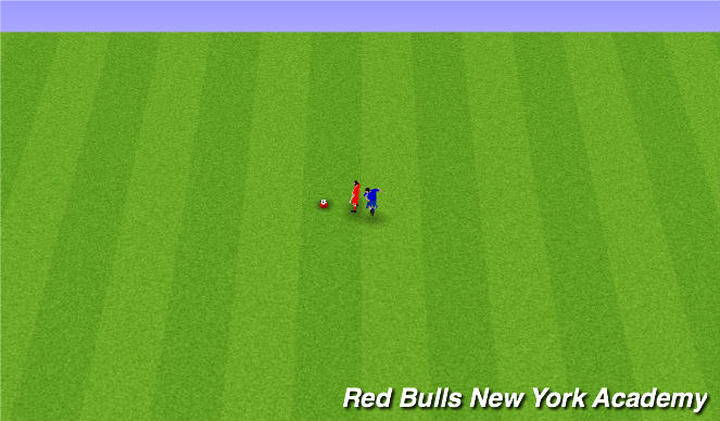 Football/Soccer Session Plan Drill (Colour): shileding warm up