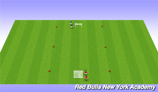 Football/Soccer Session Plan Drill (Colour): Skill Development