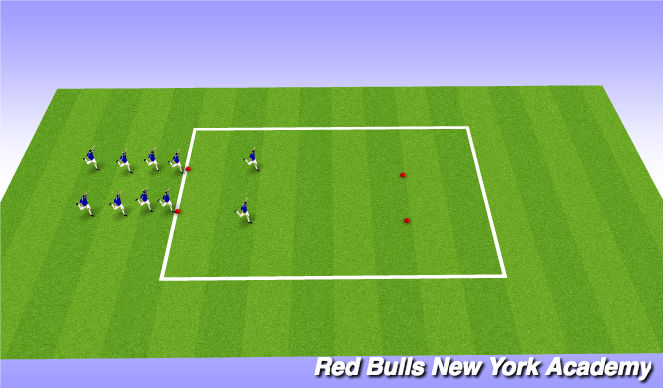 Football/Soccer Session Plan Drill (Colour): SAQ