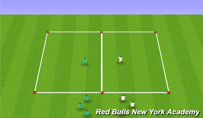 Football/Soccer Session Plan Drill (Colour): SAQ Race