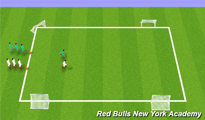 Football/Soccer Session Plan Drill (Colour): Main Theme