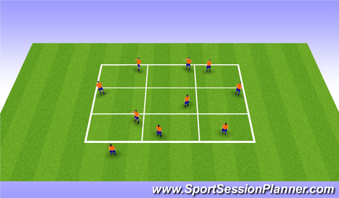 Football/Soccer Session Plan Drill (Colour): Screen 2
