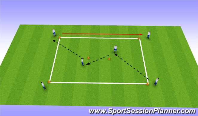 Football/Soccer Session Plan Drill (Colour): Screen 3