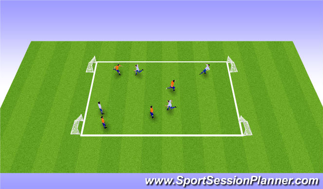 Football/Soccer Session Plan Drill (Colour): Screen 5