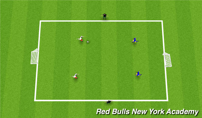 Football/Soccer Session Plan Drill (Colour): conditioned game